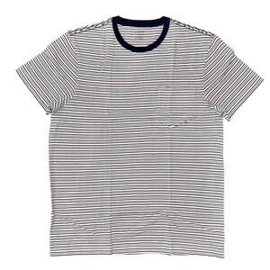 NWT J. Crew Men's Slim Red, White & Blue Stripe Crewneck Cotton Tee -SIZE MEDIUM